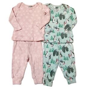Baby Boden Winter Pajama Bundle Size 6-9m